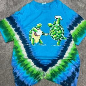 Vintage Grateful Dead Graphic Tee Shirt Men's Size Small Terrapins Tie Dye Indie